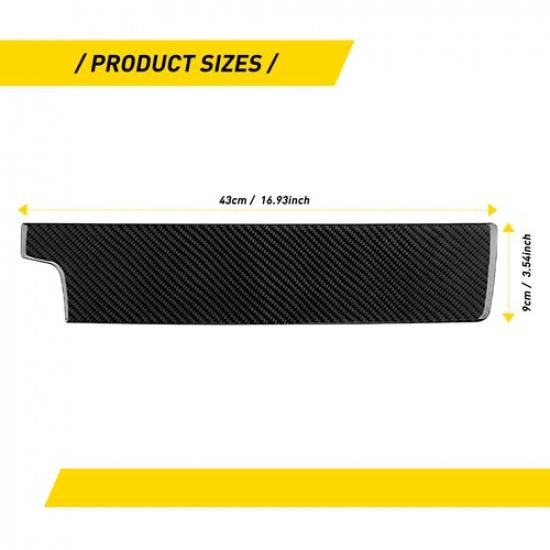 Carbon Fiber Ide Copilot Dashboard Panel Cover Trim For Toyota RAV4 2006-2013