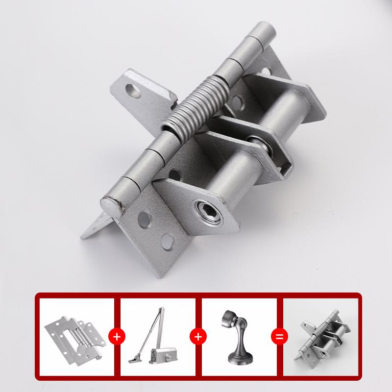 Automatic Door Closer Hinges For Cabinet Wardrobe Multi-function Detachable Spring Hinges Positioning Door Closer