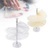 120 Colors Nail Tips Display Stand DIY Nail Art Showing Shelf Gel Nail Polish Color Card Spiral Display Stand Shelf Rotating Tip
