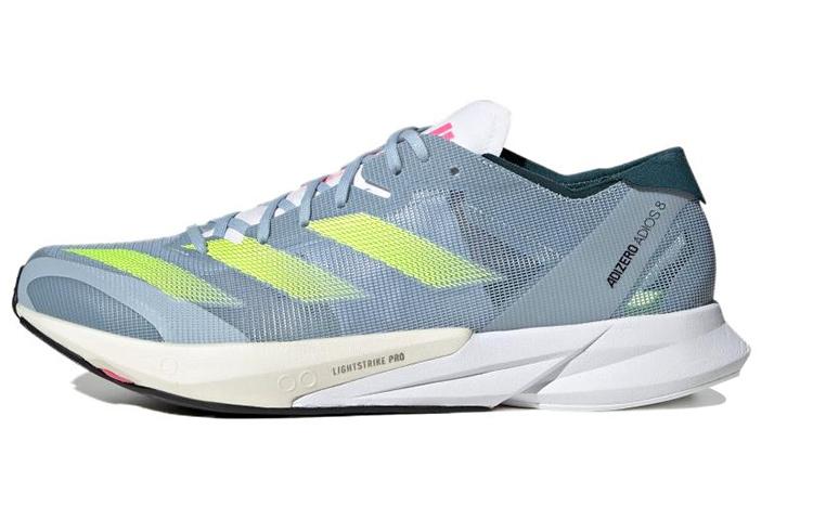 Adidas Adizero Adios 8  Wonder Blue Lucid Lemon  H03615 44