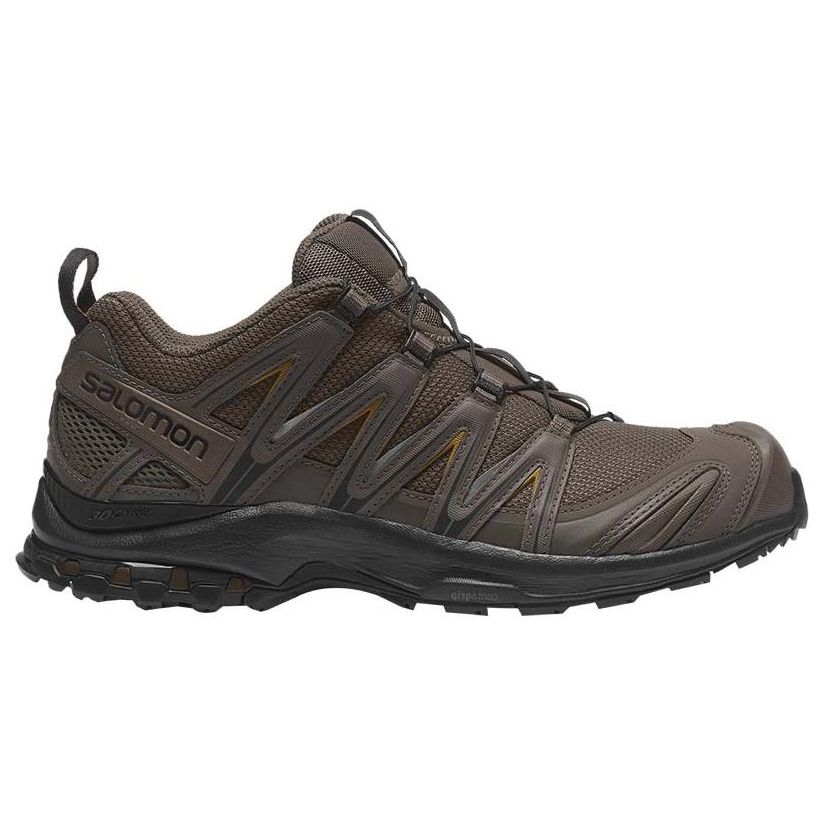 Salomon XA Pro 3D Professional Comfortable Non-Slip Wear-Resistant Breathable Low-Cut Hiking Shoes Unisex Hiking Shoes Brown 417559