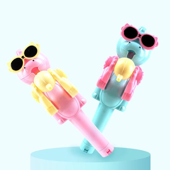 Dinosaurier-Lutscherhalter, lustiges Cartoon-Süßigkeitenaufbewahrungsspielzeug aus Kunststoff, kinderfreundliche Neuheit