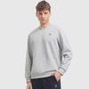 Crew Neck Sweatshirt with a Single Sportswear [Kelme] Long-sleeved Logo, Men's (White, M)