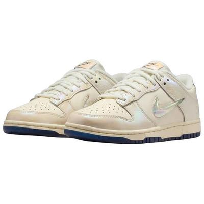 Dunk Low Mini Swoosh Soft Pearl IM6571-027 Women's Size