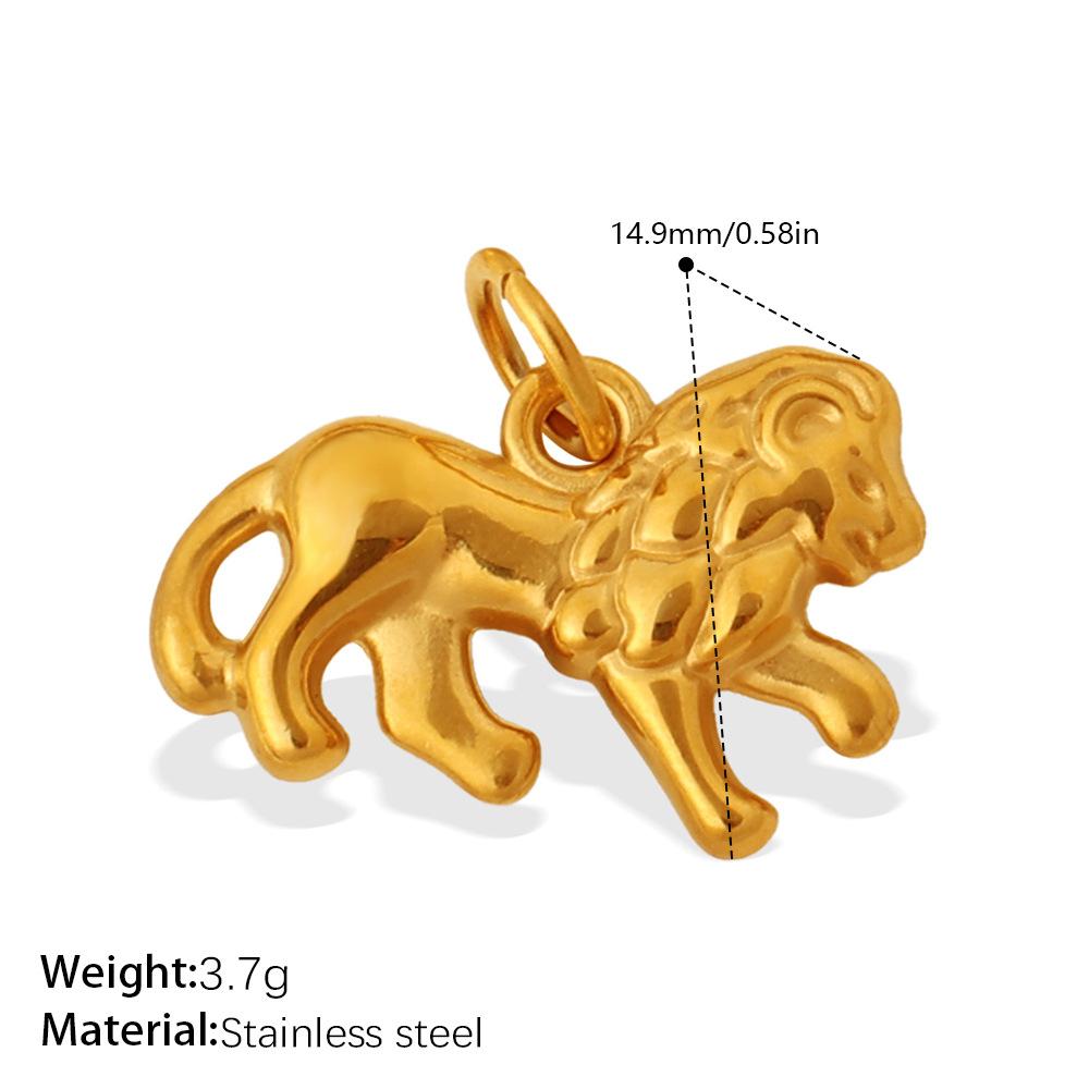 Exquisite Small Animal Series Pendant Stainless Steel Rhinestone Zircon Elephant Butterfly Diy Accessories