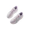 Anta Comfortable Shock Absorbing Non-Slip Wear-Resistant Breathable Lightweight Low-Top Casual Shoes Women Sneaker White Purple Gray 122228081-3