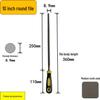 Steel Grinder File - Flat & Triangular Medium-Tooth Wear-Resistant Metal File