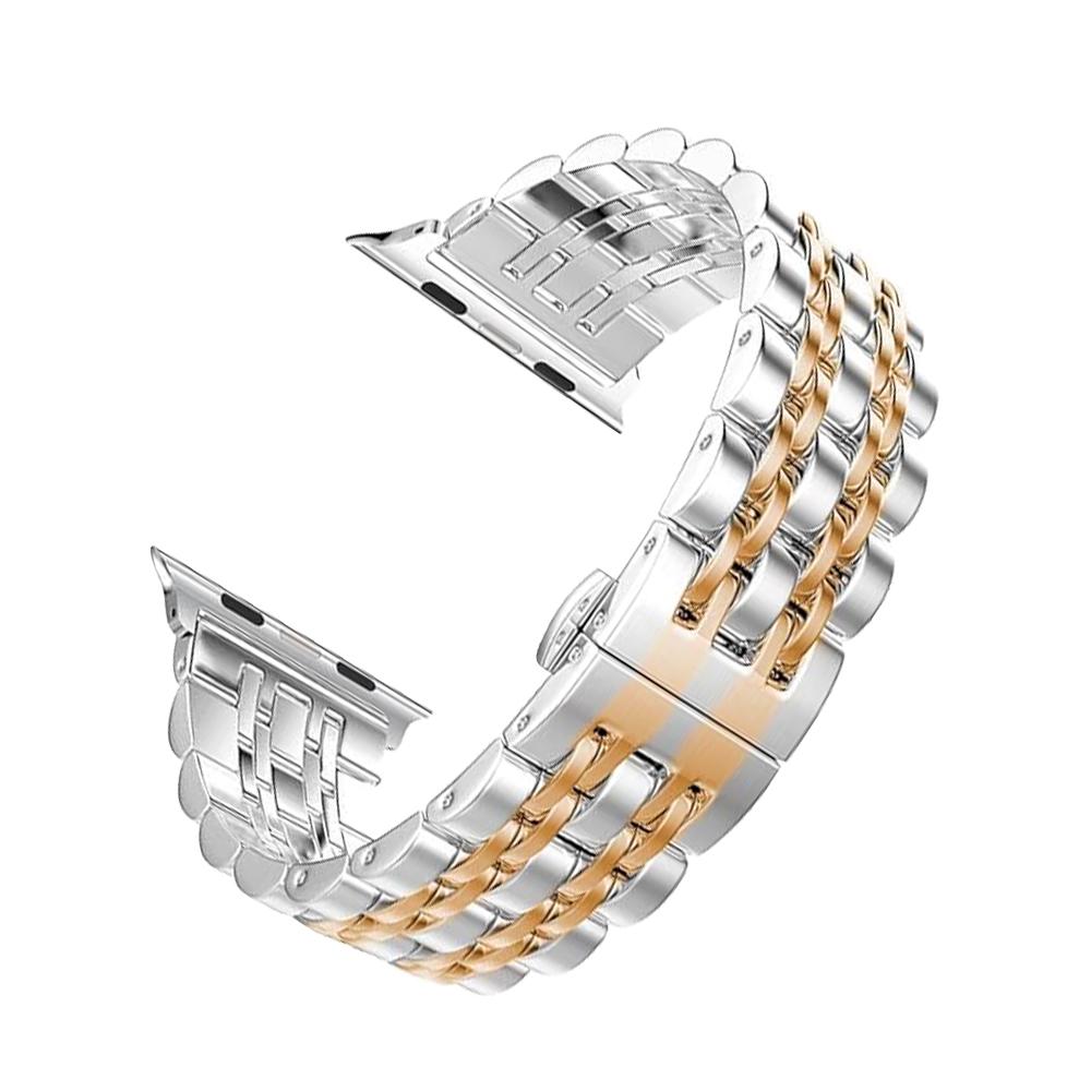 Stainless Steel Band For Apple Watch Ultra 2 49mm 46mm 38mm 45mm 41mm Metal Strap For iWatch Series 10 9 8 7 SE 6 5 4 3 Band