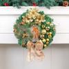 Christmas Decorations Scene Arrangement Props Jesus Christmas Wreath Door Hanging