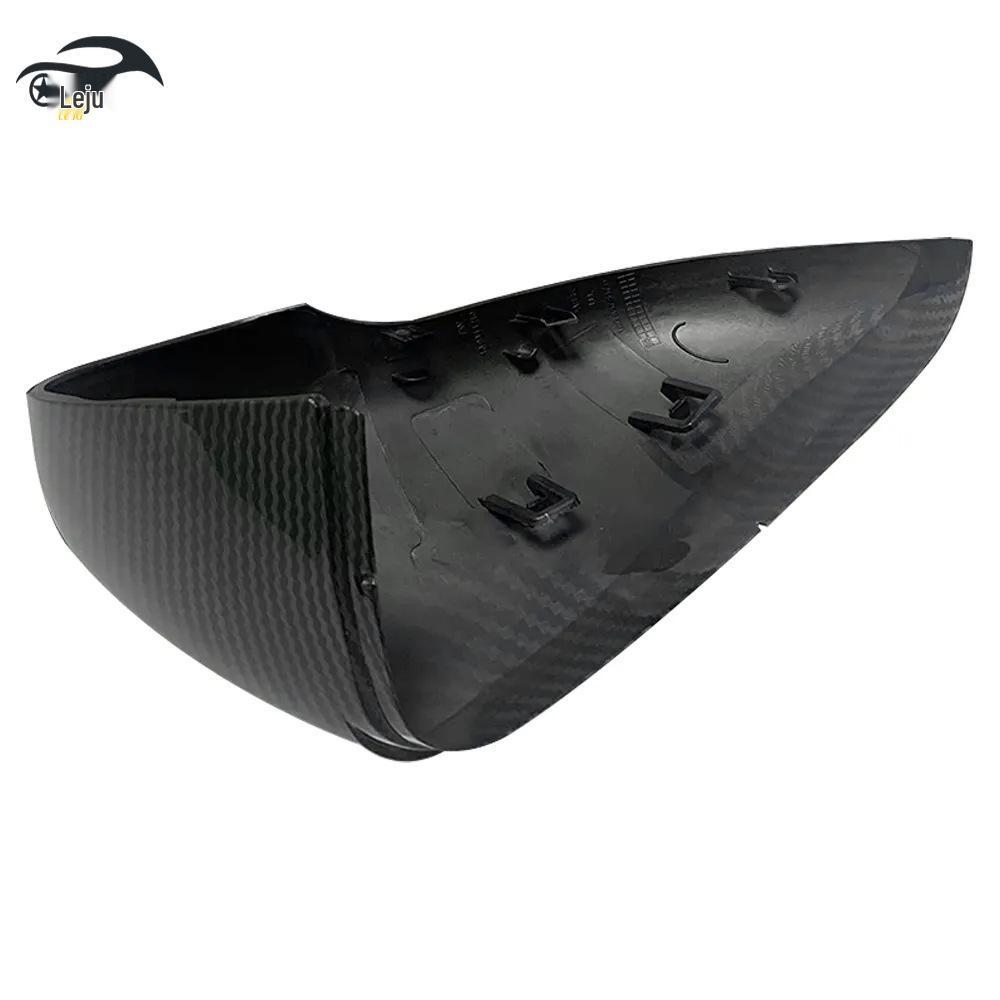 Copertura Nera Lucida per Clacson per Modifica Alloggiamento Specchietto Retrovisore VW Golf 6 2009-2012