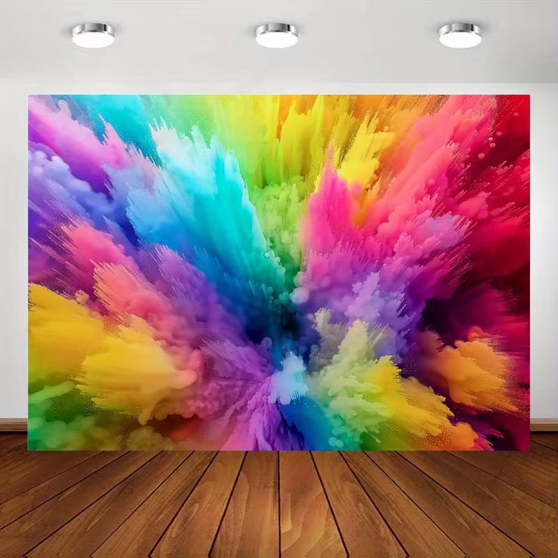 

2D Artistic Abstract Smoke Tapestry for Festive Content Creation & Home Decor 47.2x31.5inch/120*80cm