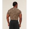 Gymshark Geo Seamless T shirT lifesTyle Brown    Archive Brown A5a2d Ndgn