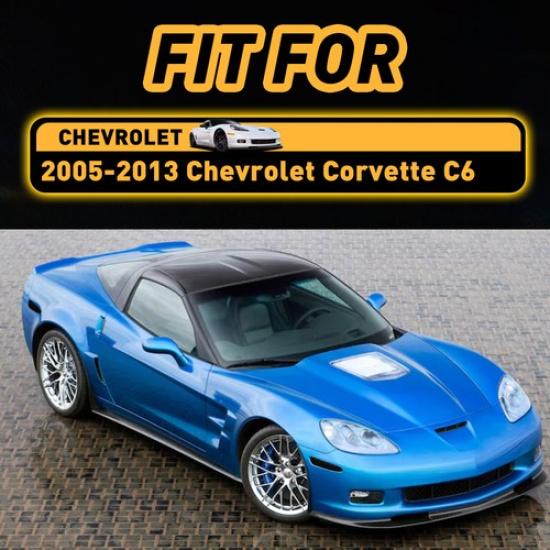 4x LED Smoked Front Rear Side Marker Signal Lights For 2005-13 Chevy Corvette C6