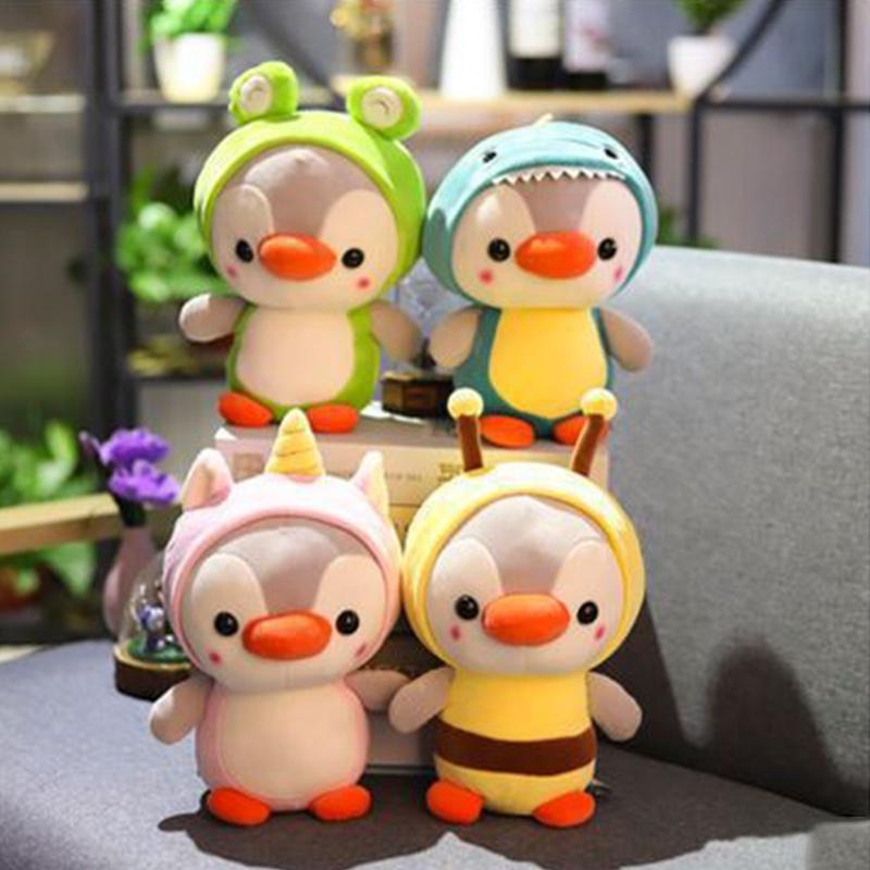 Little Penguin Transformed Plush Doll For Kids Adorable Room Decor And Snuggle Buddy