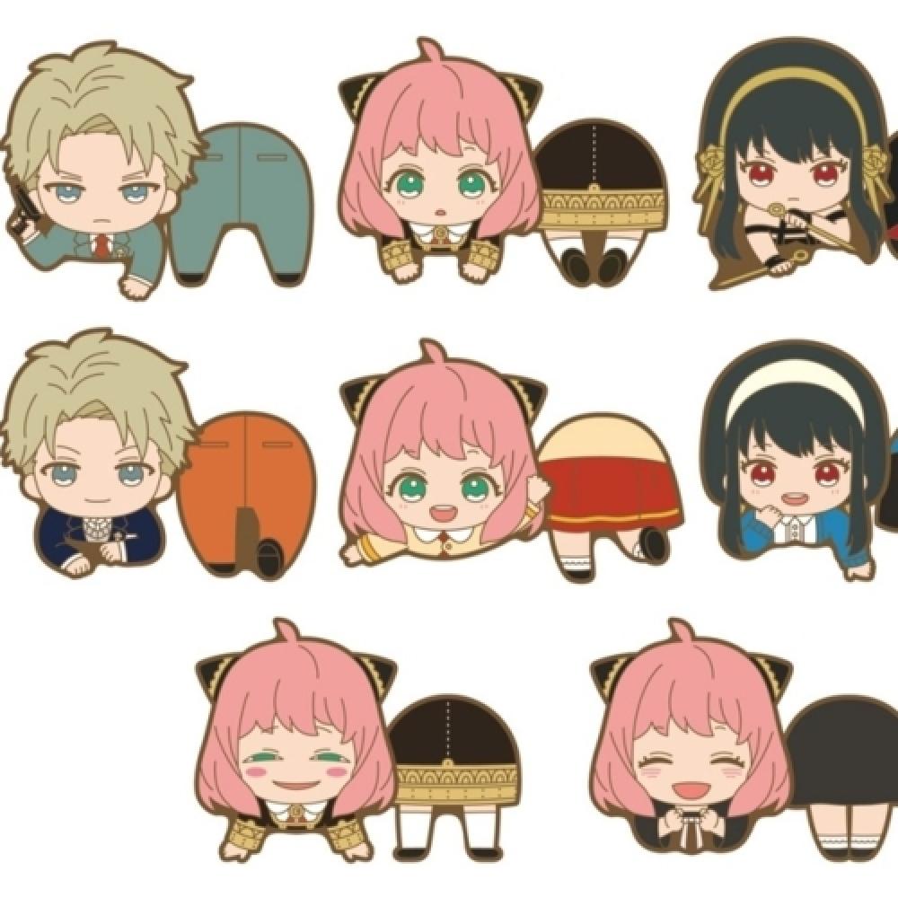 

[прибыл] Nsky Spy Family Nokari Rubber Clip All 8 Piece Box Set для внутреннего использования в Японии