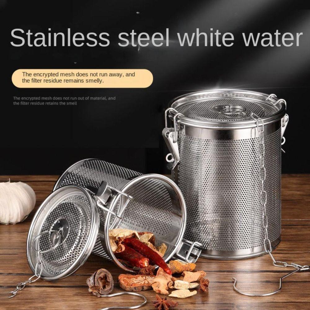 Stainless Steel Seasoning Cage Kitchen Tools Seasoning Strainer New Basket Filter Bag