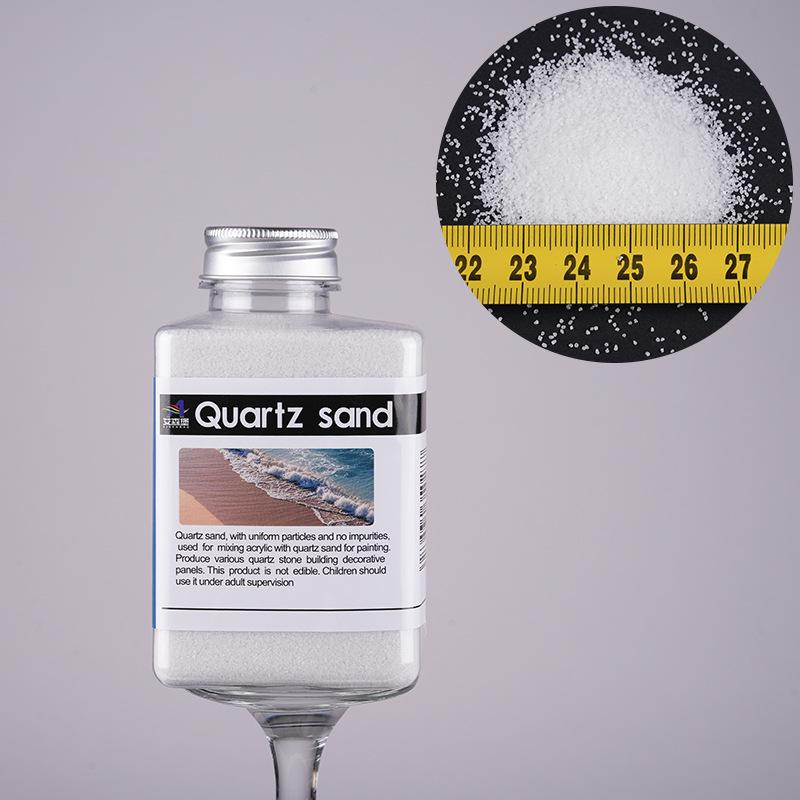 Weißer Quarzsand Acrylpigment: Feine Mineralgranulate für handgemachte Farben