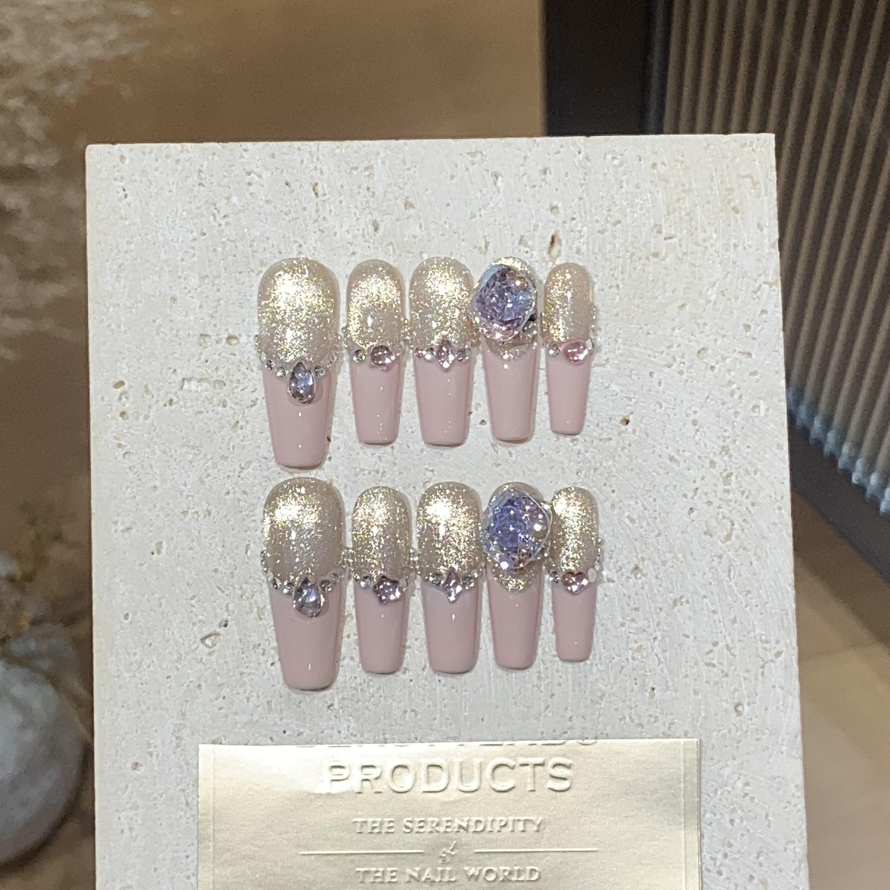 

Ледяной прозрачный коричный розовый французский кошачий глаз Boutique K9 Starlight Pink Diamond Pink Brown White Peach Носитель L