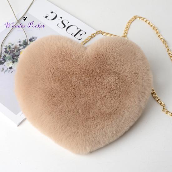 Nützliche Damenhandtasche aus bequemem Plüsch, multifunktional