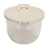 Rice Storage Container Transparent Large Capacity Sealed Rice Storage Bucket Grain Dispenser Bin with Lid for Kitchen