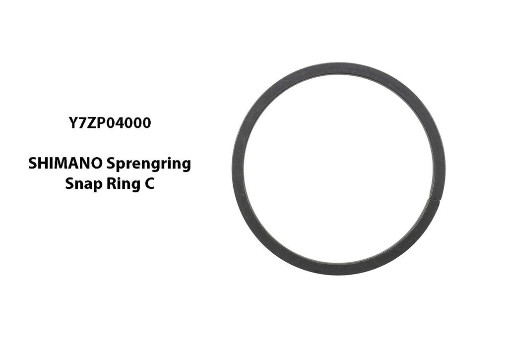 SHIMANO Internes 5S Zubehörset Unterlegscheibe für rechte Klaue 2x Kappe Sprengring C SM-C7000 CJ-C7000-5 Verdrehsicherung (alle Fälle) (5R/5L) Nüsse,