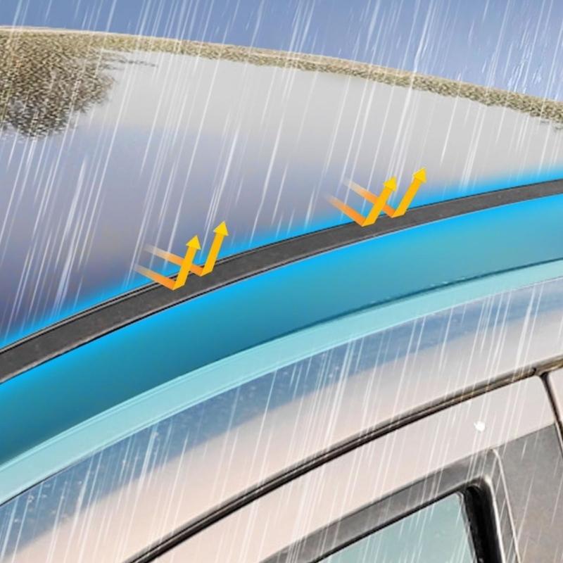 1 Pair Roof Rubber Strips for 2004-2007 75555-12120 75556-12120 Replacement Weatherstrip Waterproof Rain Seal
