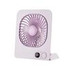 Desk Fan Table Portable USB Rechargeable Foldable Table Fan With 5 Gear Power Display Ultra Quiet Hang Fan For Office Home