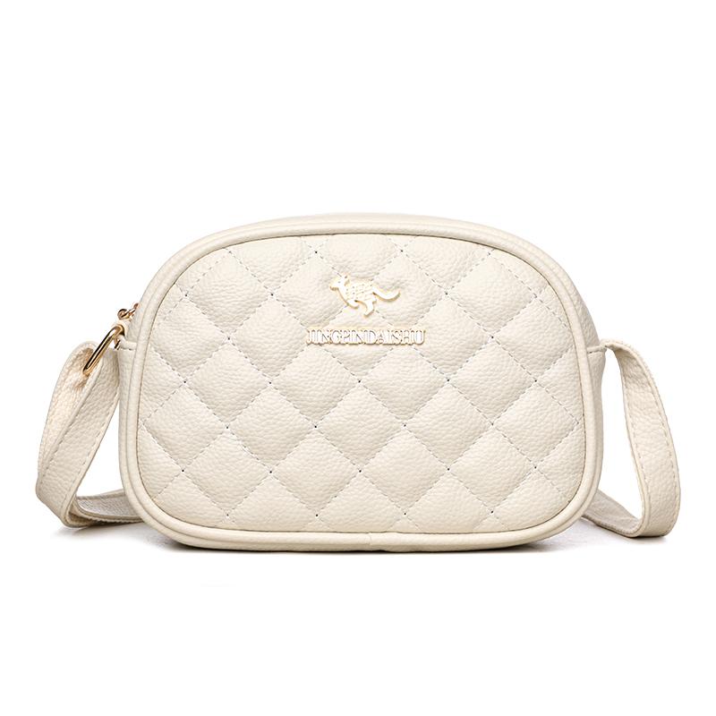 Small Square Bag Lingge Women's Shoulder Bag Large Capacity Crossbody Bag