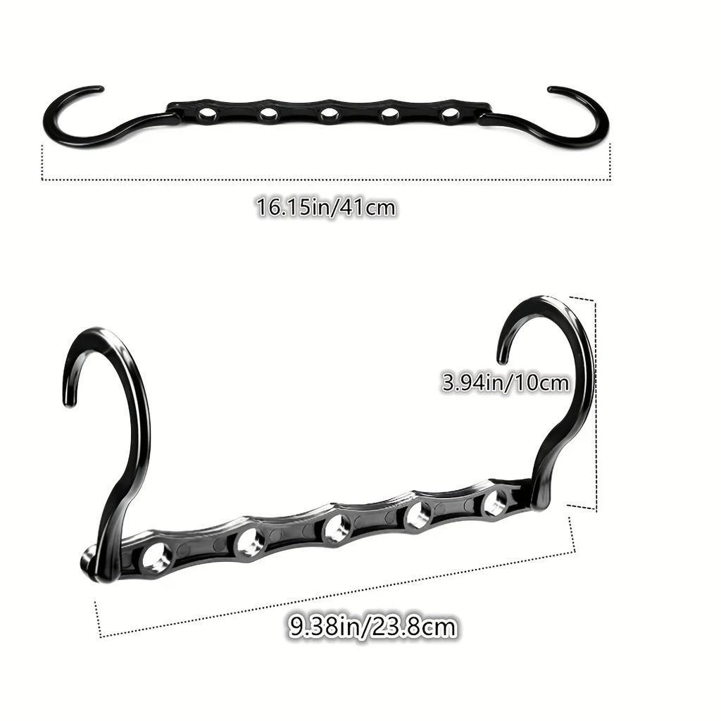 10 stk Plassbesparende magiske kleshengere Robust plastholder Tunge klær Organisering For sovesaler Leiligheter Lite skap