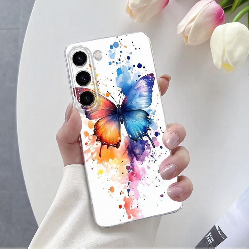 For Samsung S23 Plus S23 Ultra Case Luxury Phone Case For Samsung GalaxyS23 S23 FE Marble Clear Soft Silicone Protective Cover