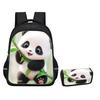 Panda High Definition Druck Hoher Wert Grenzüberschreitend Kanten Schutz Große Kapazität Freizeit Schreibwaren Aufbewahrung Federmäppchen Zwei Sets