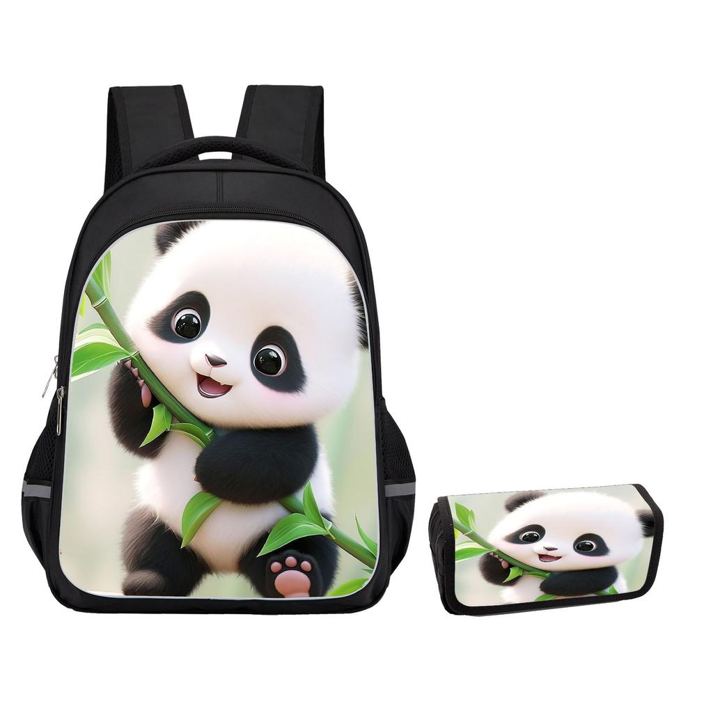 Stampa ad Alta Definizione Panda Alto Valore Attraverso il Confine Protezione Bordo Grande Capacità Tempo Libero Cancelleria Custodia Astuccio Due Set