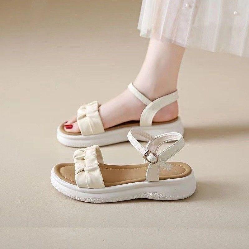 New Women's Sandals with Skirts, New Soft-soled Lightweight Beach Sandals In Summer