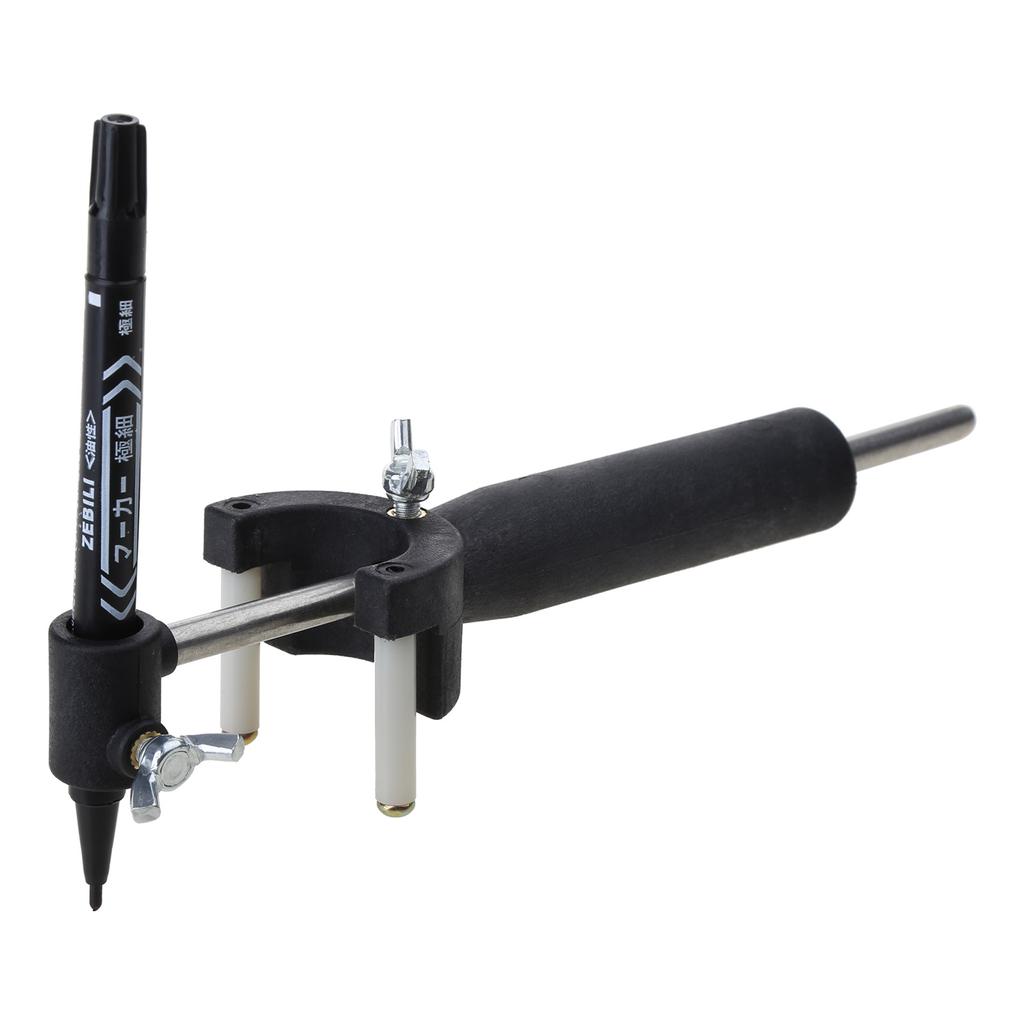 Vylepšený nástroj na opravu kol pro auta Obočí Parallel Scriber Plechový nástroj na opravu důlků Ocelový materiál 0-20 cm Nástroj na opravu automobilů