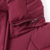 Plus Size Middle Age Women Winter Coats Hooded Elegant Thick Warm Embroidery Parkas Female Jackets