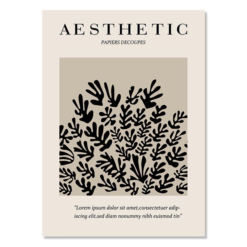 

Богемные постеры Анри Матисса, абстрактные геометрические линии лица, бежевый холст, картина, настенная художественная печать, картина, домашний декор для гостиной 40x60cm No Framed