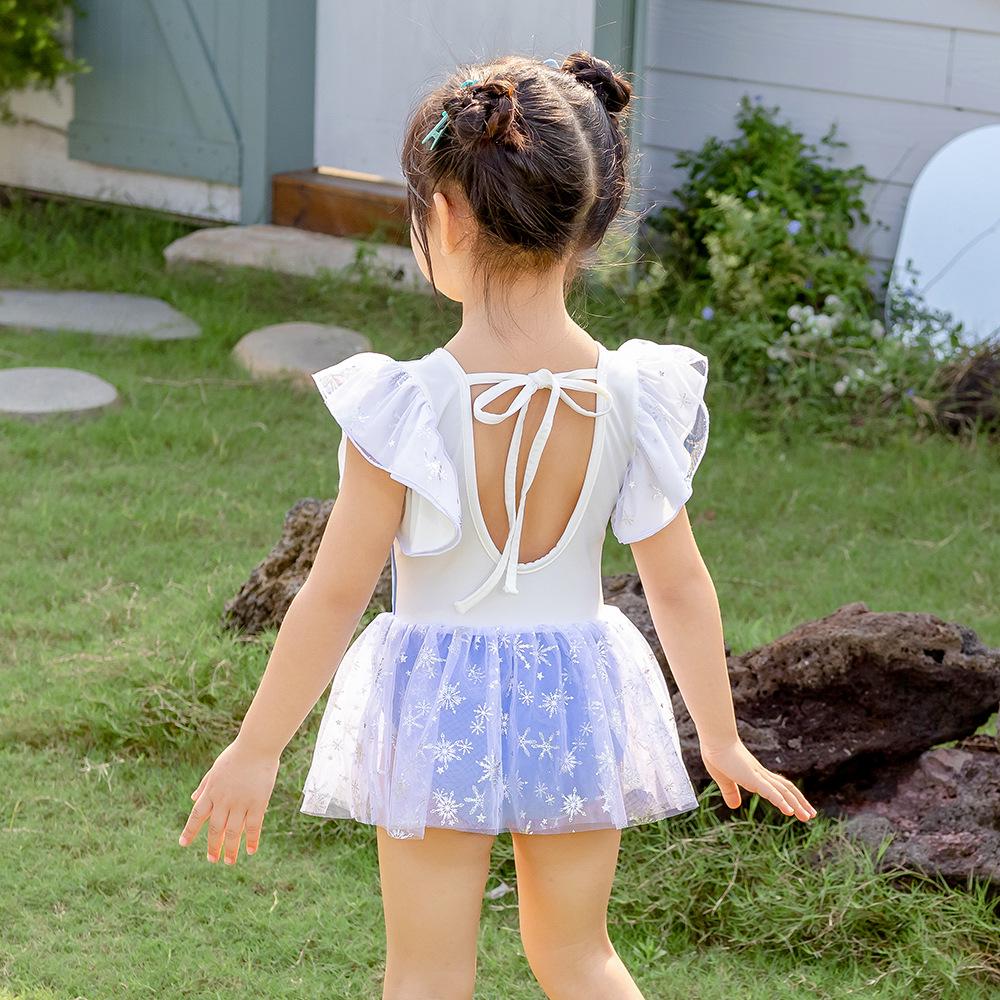 2025 Quick-Dry Korean One-Piece Swimsuit for Girls – Cute, Fashionable Skirt Style
