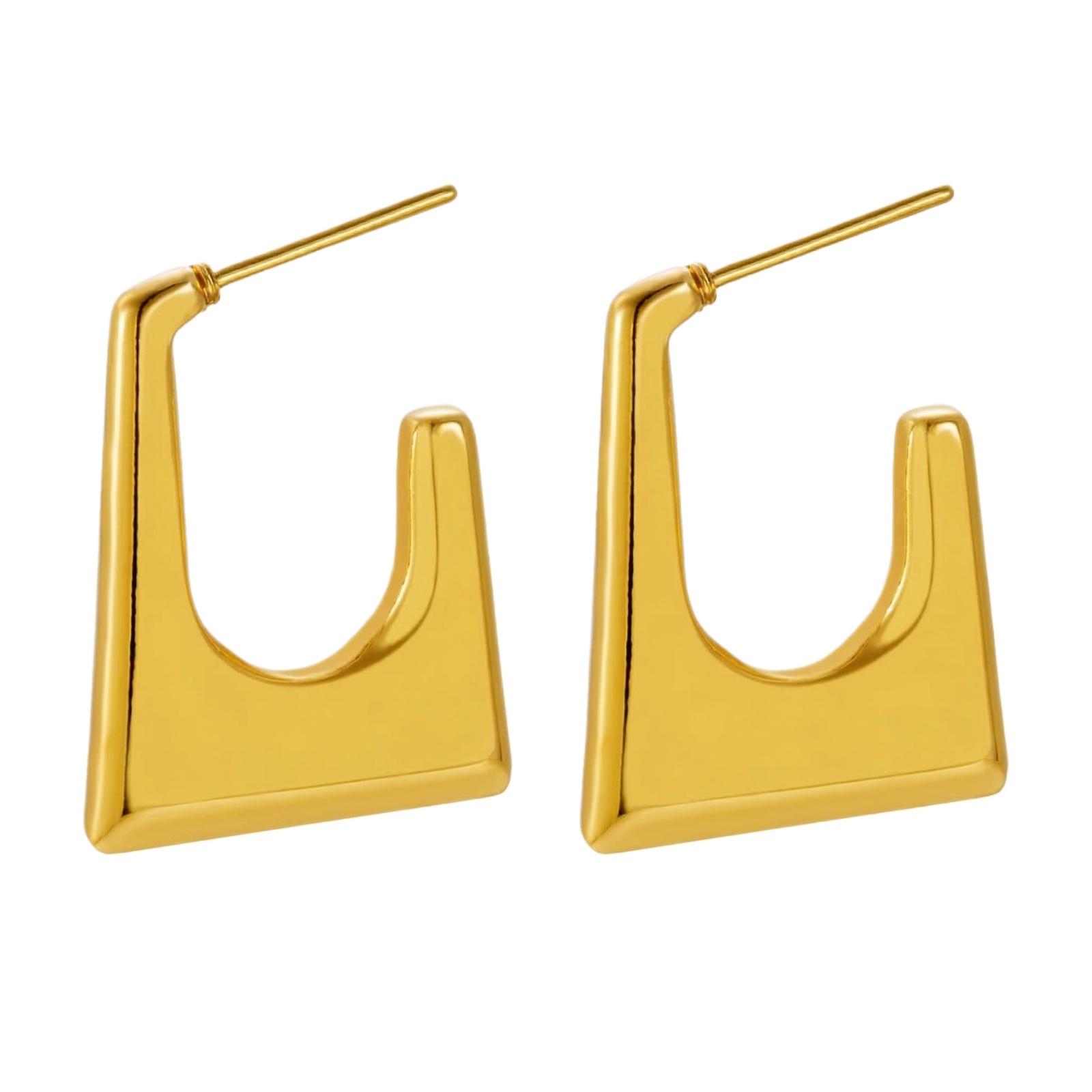 Stainless Steel Earrings for Women Vintage Luxury Stylish Titanium Steel Jewelry