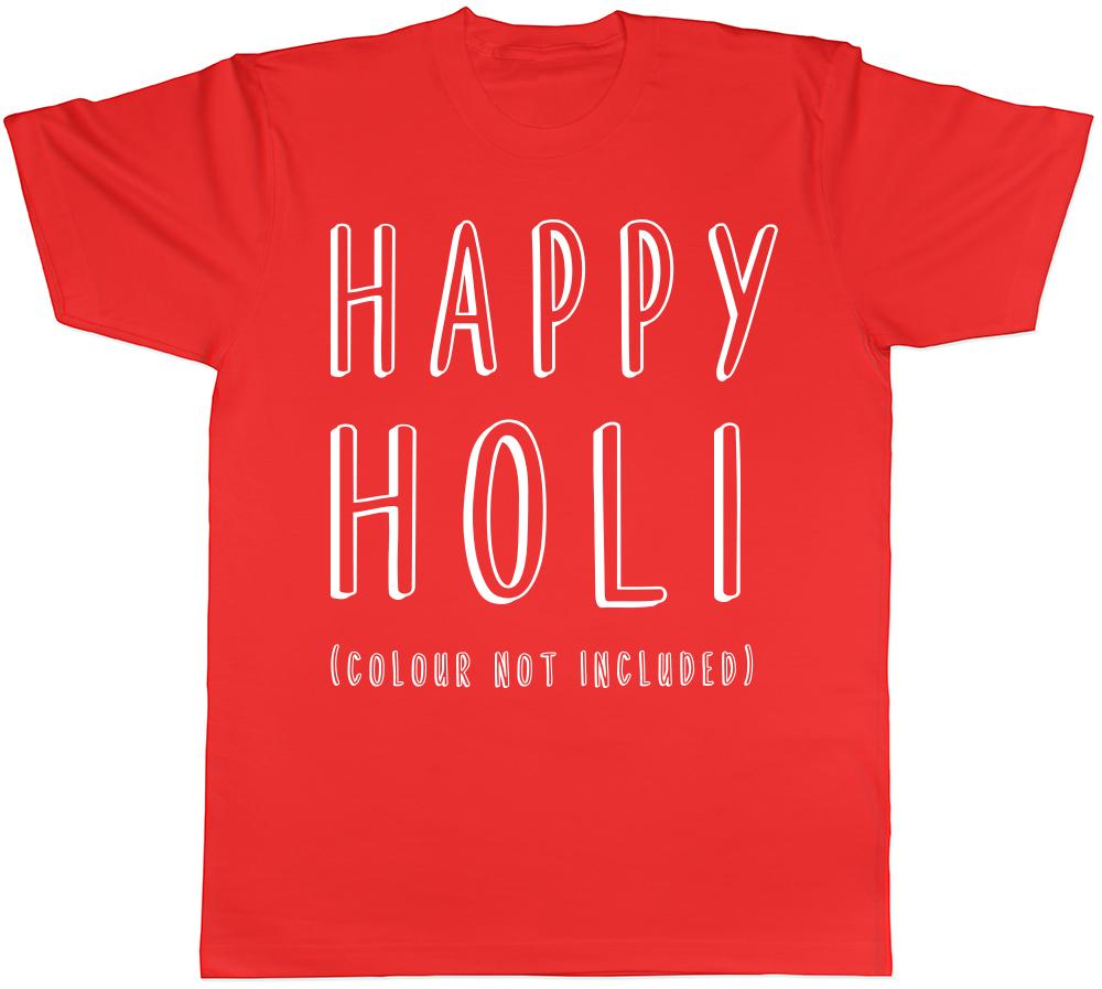 Happy Holi Festival of Colours Unisexs TShirt Tee S
