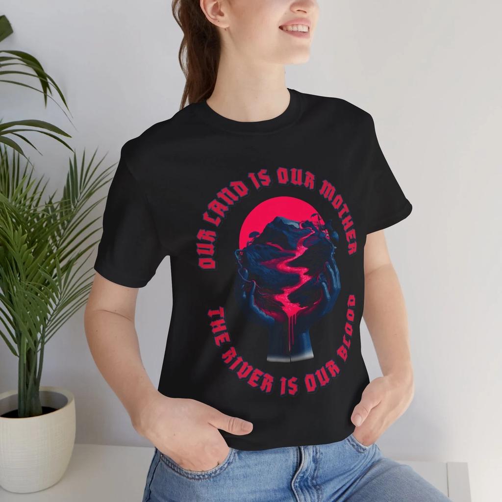 Our Land Is Our Mother Graphic Tee | Indigenous Land Acknowledgement Shirt