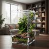 Anti-escape Acrylic Crawler Box Ventilated Jumping Spider Terrarium  Landscape Habitat
