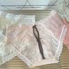Women's Panties Sexy Thin Underwear Hollow Bow Underwear Soft Breathable Waist Intimates Lace Flower Pattern Super Comfortable