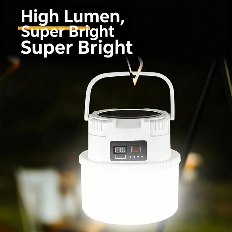 Camping Solar Outdoor Charging Ultra Long Endurance Emergency Light Camping Tent Stall Rechargeable Lighting