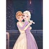 Disney DIY Pearl Art Painting Frozen Anna and Elsa Sisters Home Wall Decoration Pearl Gem Painting Pictures Crafts Home Decoration