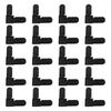 5/16x3/4Inch L Type Window Screen Frame Corner Connector Plastic Screen Corner Brackets For Home Renovation Enduring