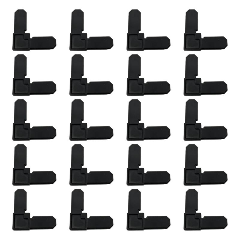 5/16x3/4Inch L Type Window Screen Frame Corner Connector Plastic Screen Corner Brackets For Home Renovation Enduring
