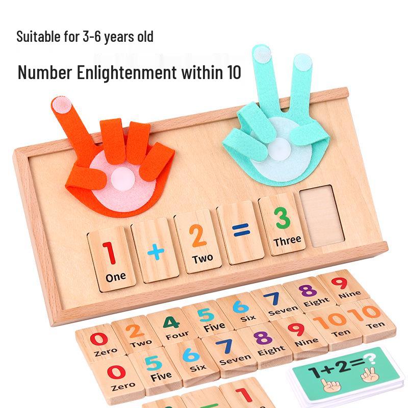 Montessori Math Learning Aids for Kids: Educational Toys for Addition & Subtraction