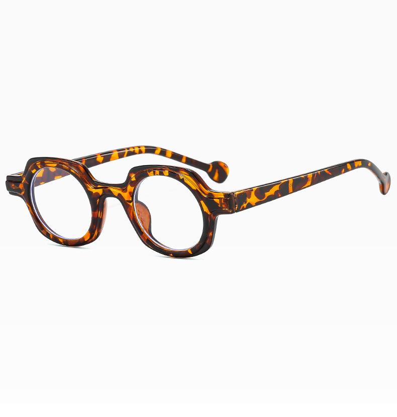 Hexagon Glasses Frame Handmade Eyewear Clear Lens Glasses Transparent Eyeglasses Acetate Spectacles