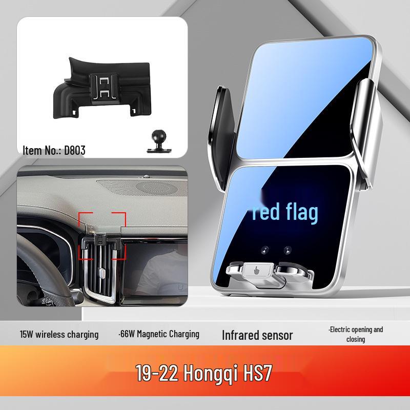 

Red Flag Series Car Phone Holder for Models H5, HS5, HS7, HS9, H9, EQM5, H6, HS3