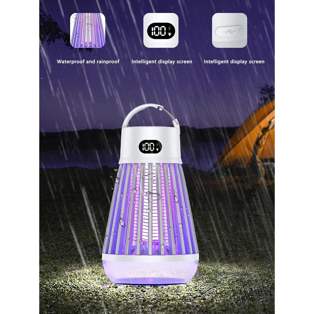 Electric Mosquito Lamp USB Charging Two-In-One Portable Mosquitoes Household Portable Outdoor Electric Shock Mosquito Killer